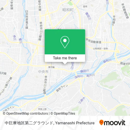 中巨摩地区第二グラウンド map