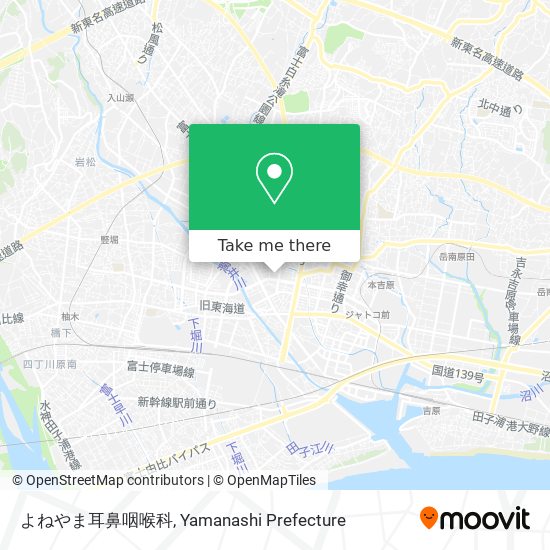 よねやま耳鼻咽喉科 map