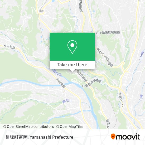 長坂町富岡 map