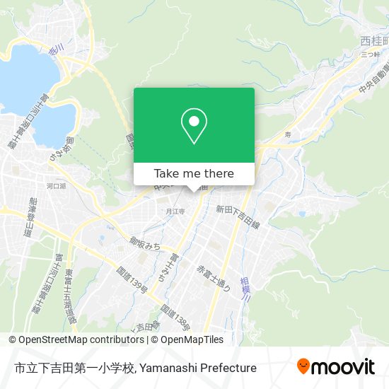 市立下吉田第一小学校 map