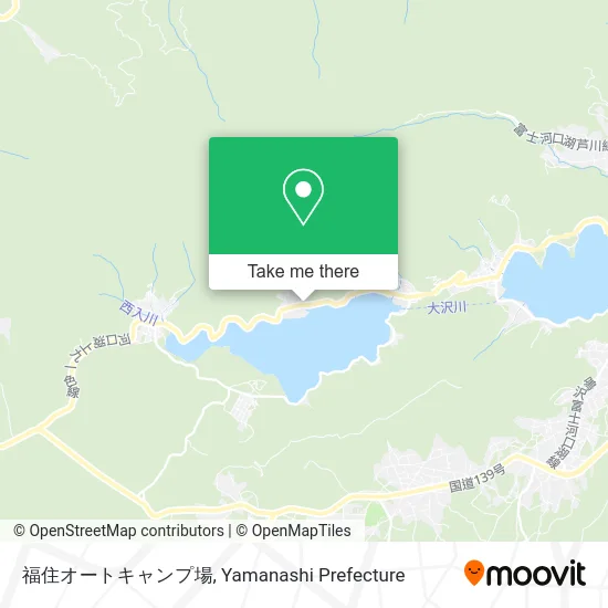 Fukuzumi Auto Campground map