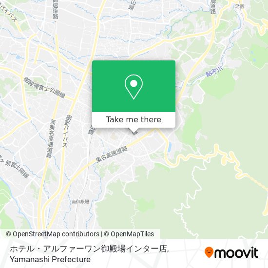 ホテル・アルファーワン御殿場インター店 map