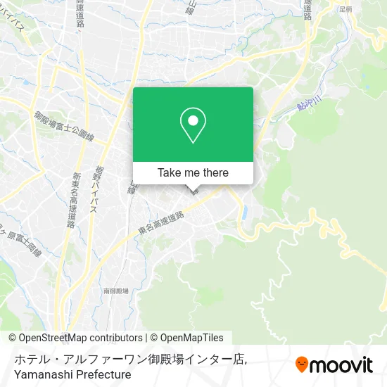 Hotel Alpha-One Gotemba Inter map
