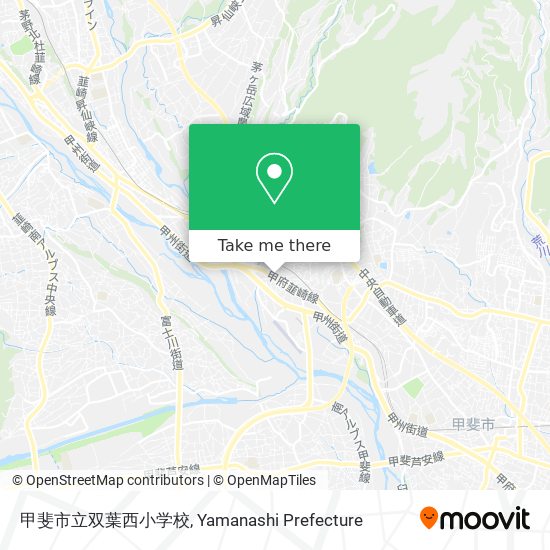 甲斐市立双葉西小学校 map