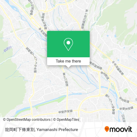 Ryuogaoka Town Lower East Section map