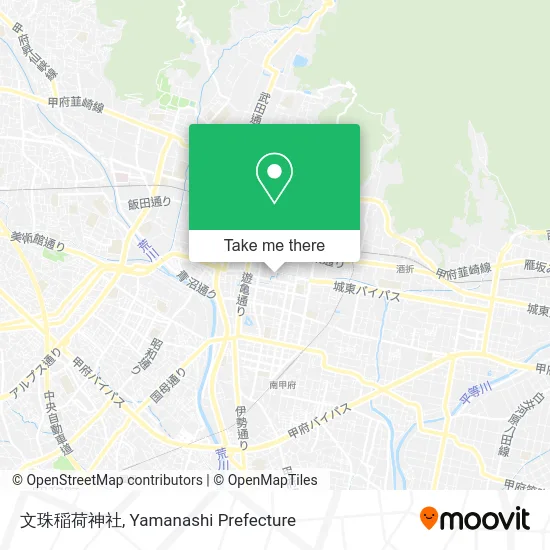 文珠稲荷神社 map