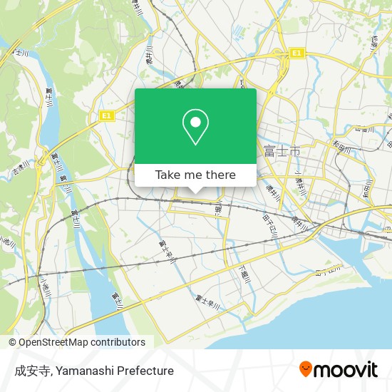 成安寺 map