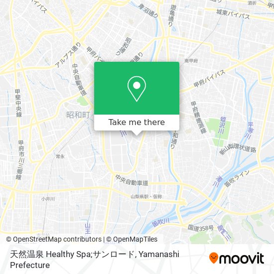 天然温泉 Healthy Spa;サンロード map