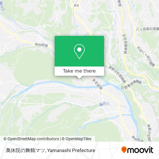 萬休院の舞鶴マツ map