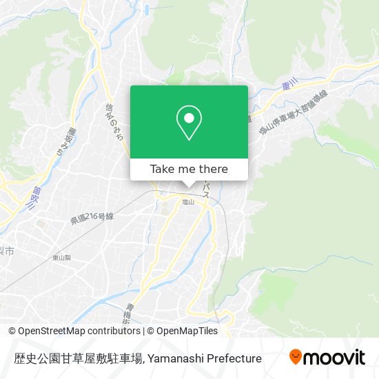 歴史公園甘草屋敷駐車場 map