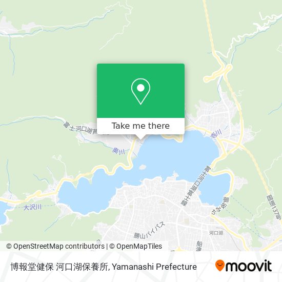 博報堂健保 河口湖保養所 map