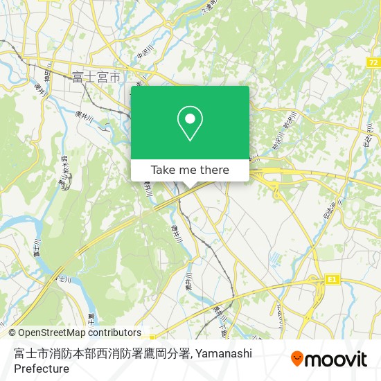 富士市消防本部西消防署鷹岡分署 map