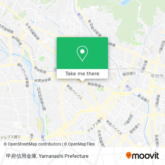 甲府信用金庫 map