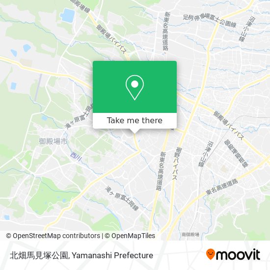 北畑馬見塚公園 map