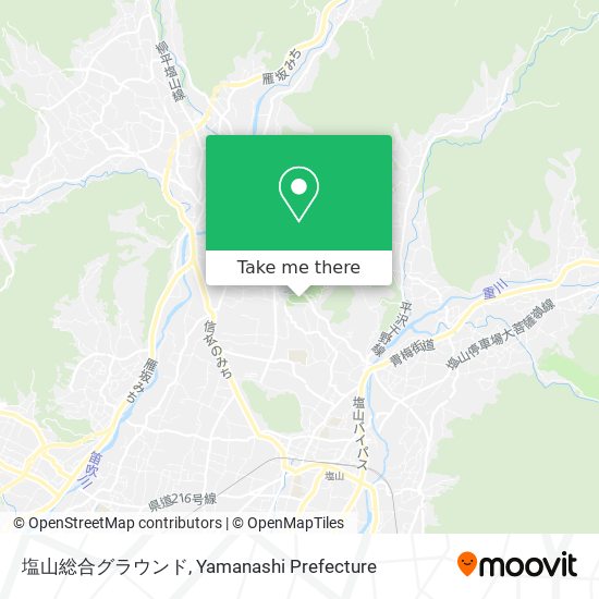 塩山総合グラウンド map