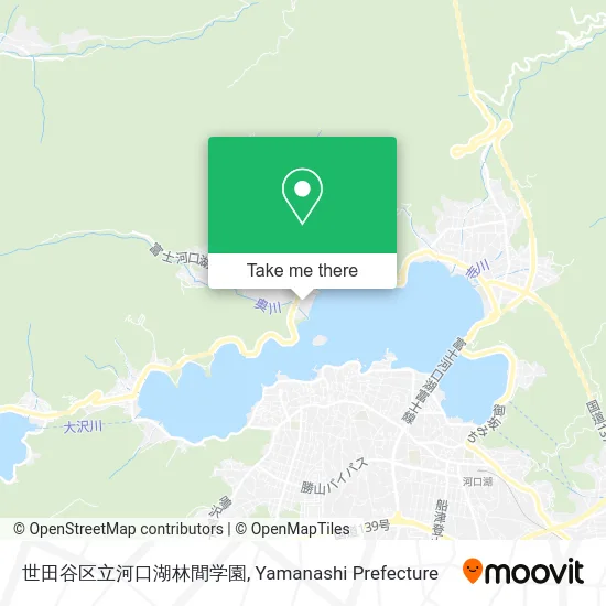 世田谷区立河口湖林間学園 map