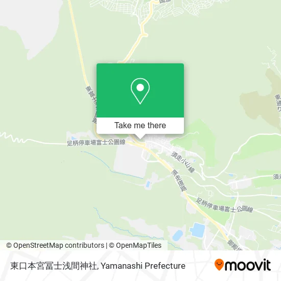 東口本宮冨士浅間神社 map