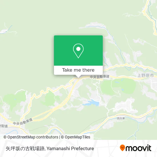 Yatsubo Slope Battlefield Site map