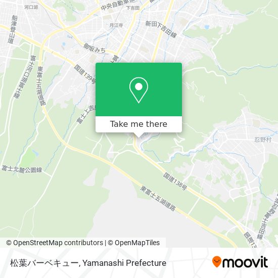 松葉バーベキュー map