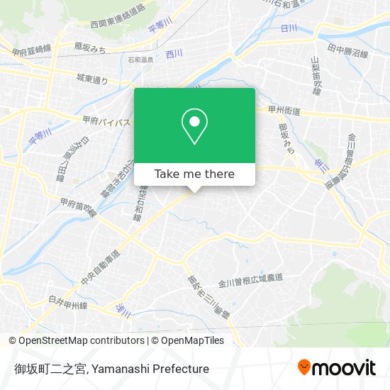 御坂町二之宮 map