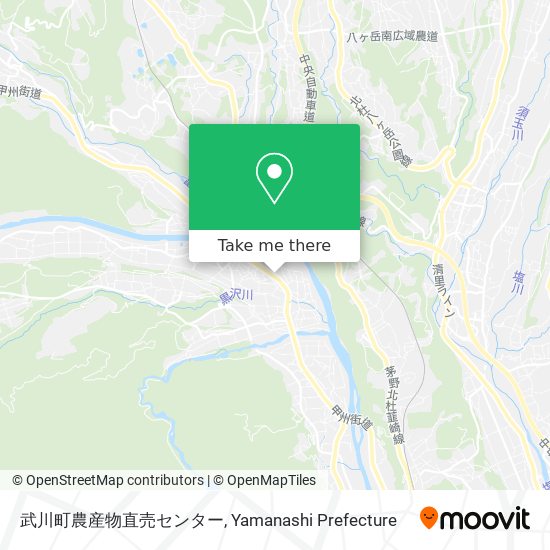 武川町農産物直売センター map