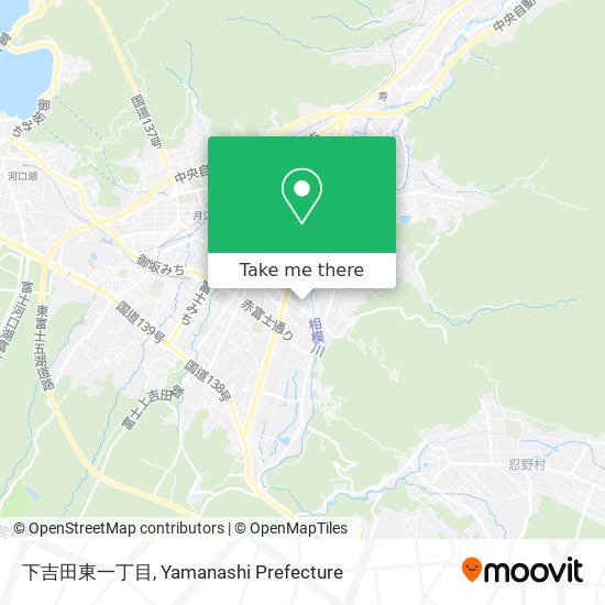下吉田東一丁目 map