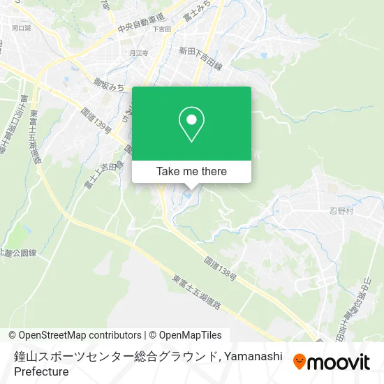 Shōzan Sports Center Main Ground map