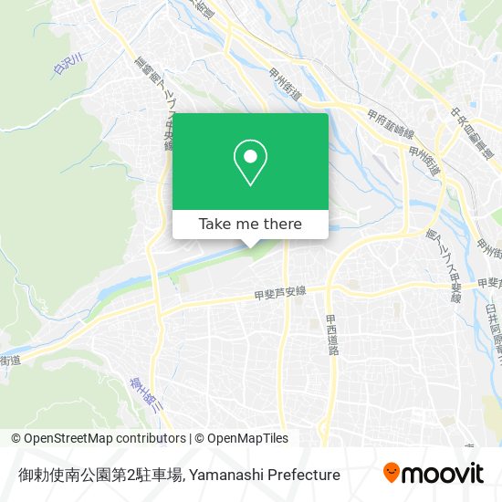 御勅使南公園第2駐車場 map