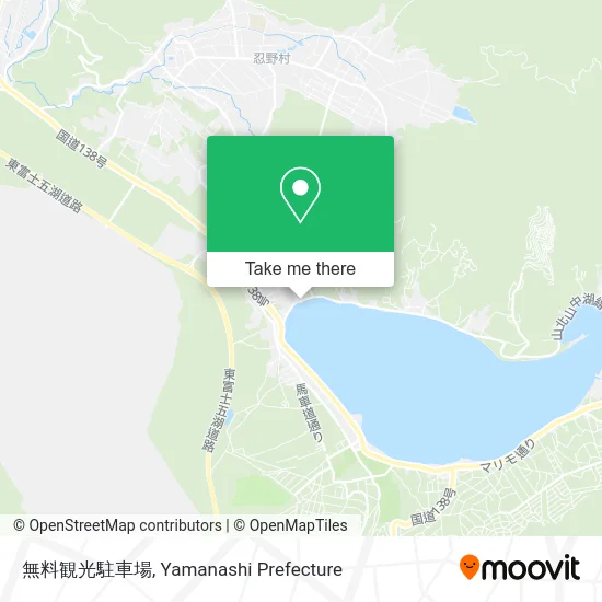 無料観光駐車場 map