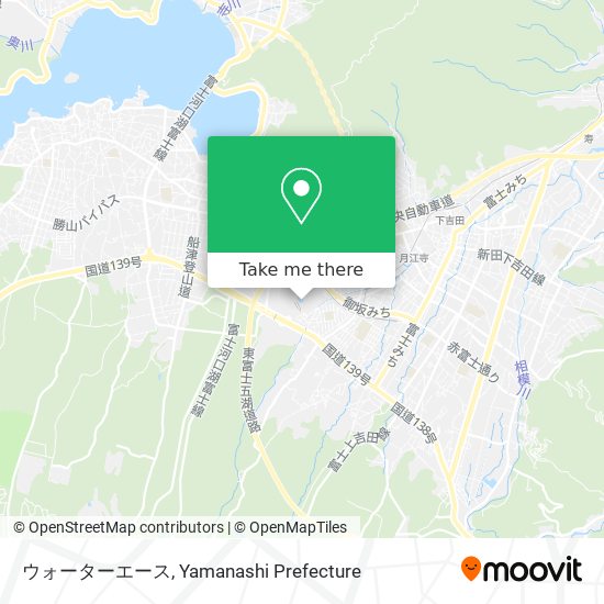 ウォーターエース map