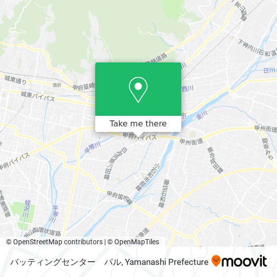 バッティングセンター　パル map