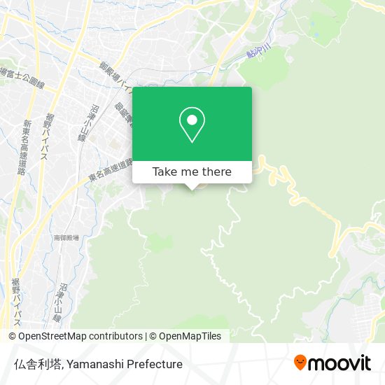 仏舎利塔 map