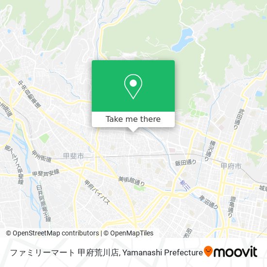 ファミリーマート 甲府荒川店 map