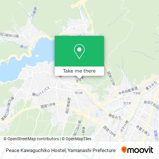 Peace Kawaguchiko Hostel map