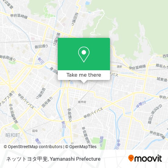 ネッツトヨタ甲斐 map