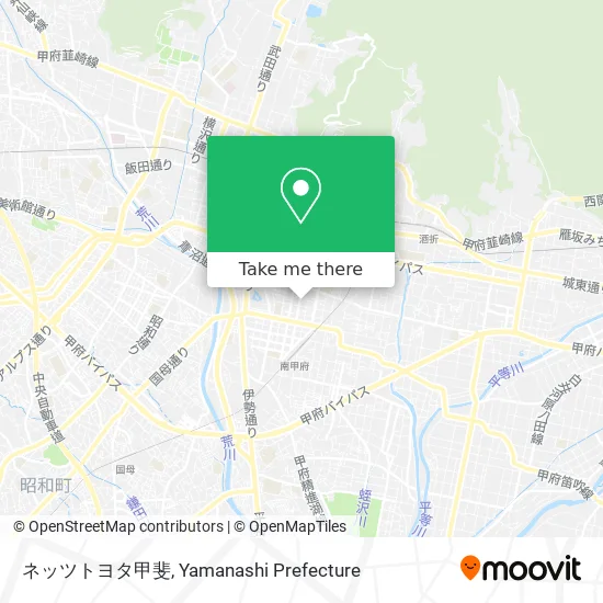 Netz Toyota Kai map