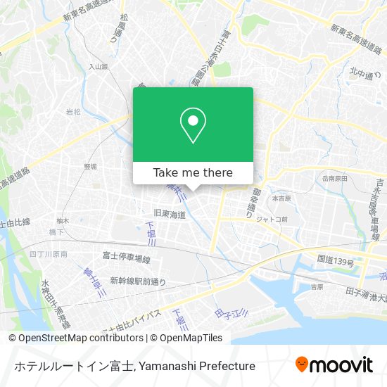 ホテルルートイン富士 map