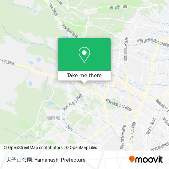 大子山公園 map