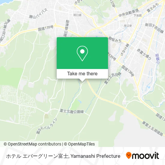 ホテル エバーグリーン富士 map