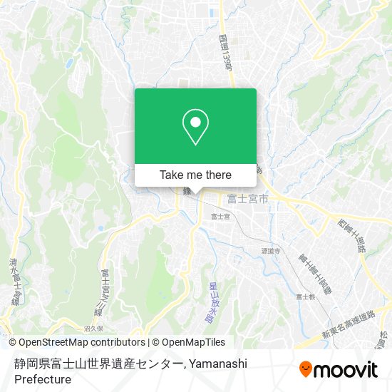 静岡県富士山世界遺産センター map