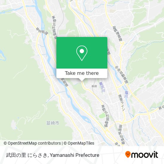 武田の里 にらさき map
