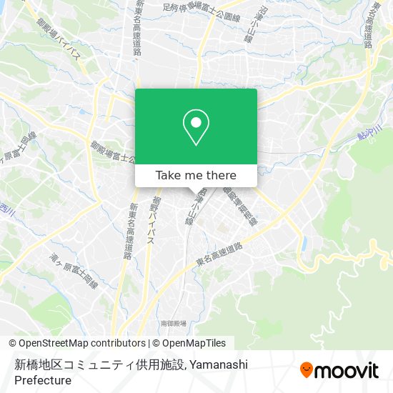新橋地区コミュニティ供用施設 map