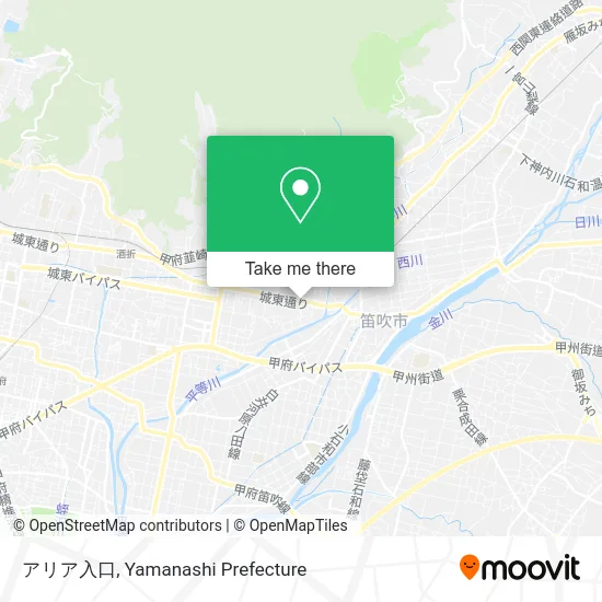 アリア入口 map