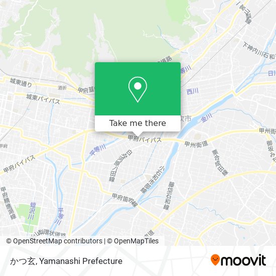 かつ玄 map