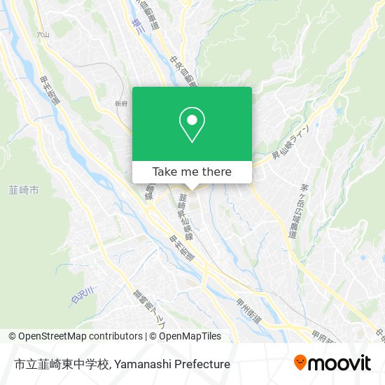 市立韮崎東中学校 map
