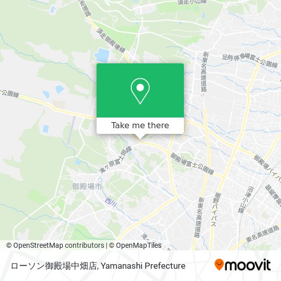 ローソン御殿場中畑店 map
