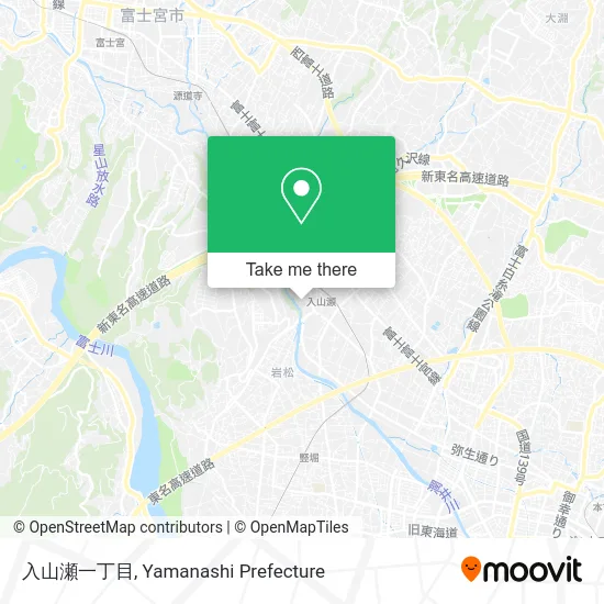 入山瀬一丁目 map
