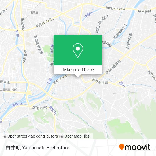 白井町 map