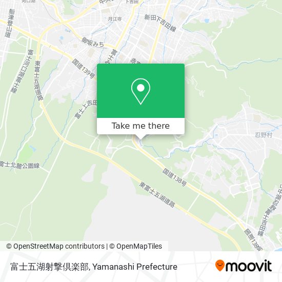 富士五湖射撃倶楽部 map