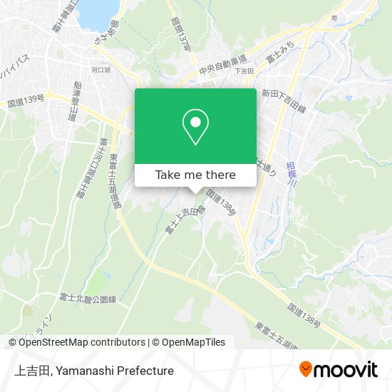 上吉田 map